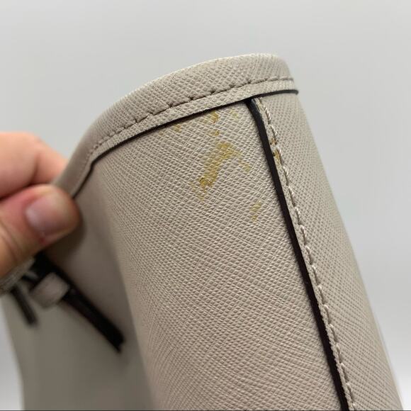 Michael Kors Jet Set Large Zip Top Travel Tote Light Grey - Minimalist Commute - Picture 9 of 16